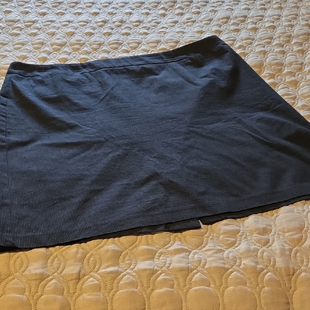 Classic Black Pin Stripes Skirt